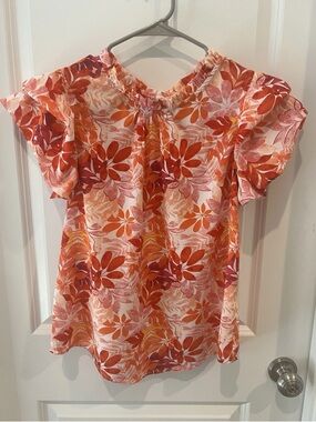 Voy Floral Blouse Size Small